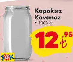 KAPAKSIZ KAVANOZ 1000 CC